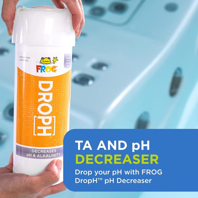 Frog DropH pH and Total Alkalinity Decreaser for Hot Tubs and Swim Spas - 3 lb Bottle with TruDose Measuring Cap for Easy Maintenance & Balancing - 2 Pack - Image 5